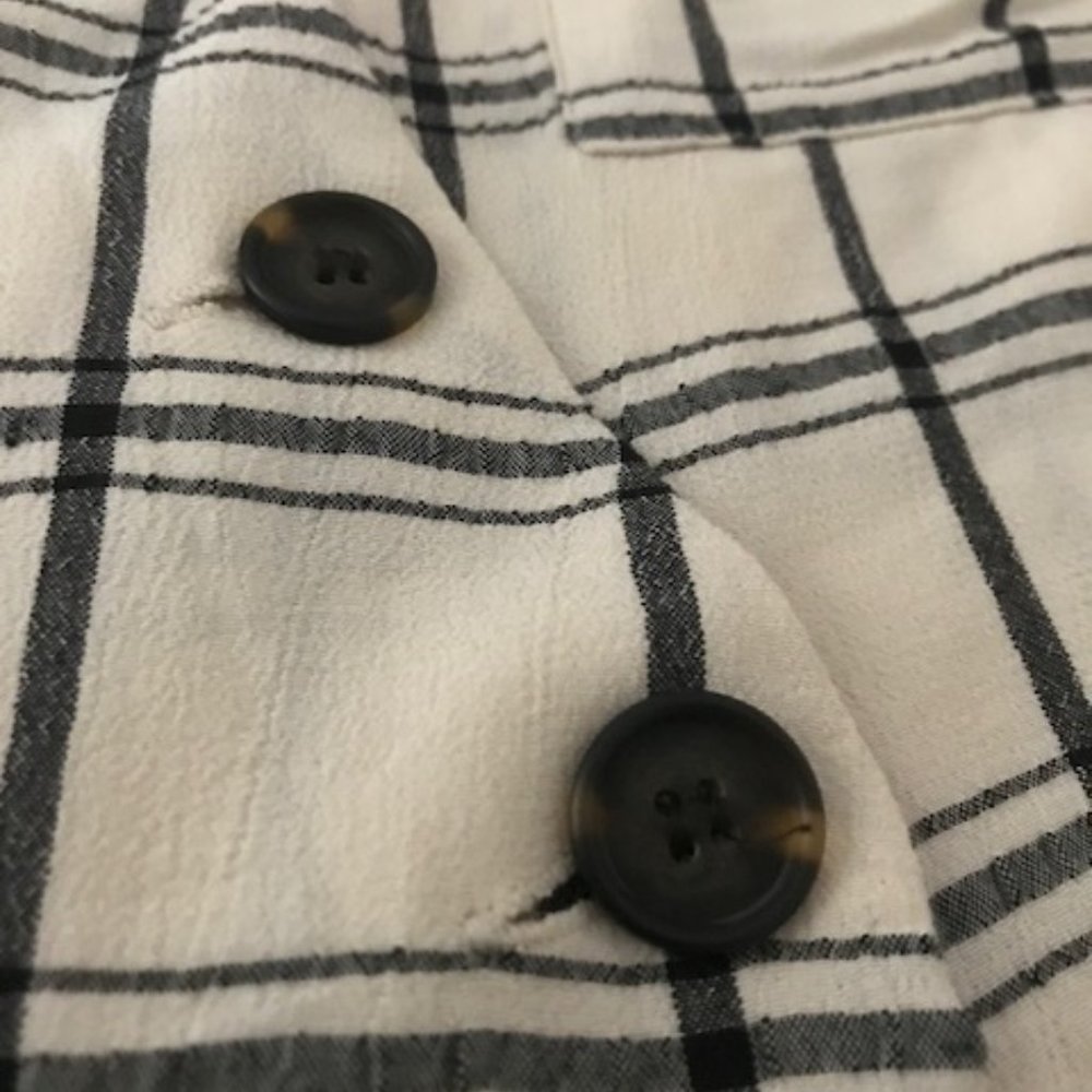 Topshop Asymmetrical Button Blouse - Picture 3 of 4